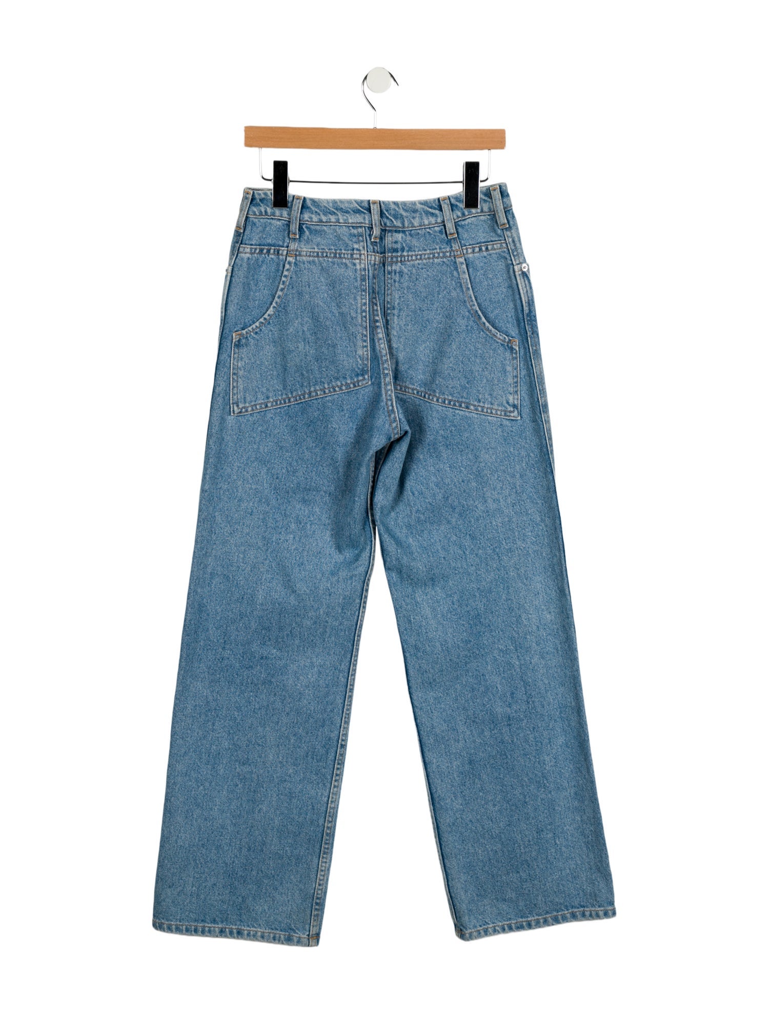 Eckhaus Latta High-Rise Wide Leg Jeans