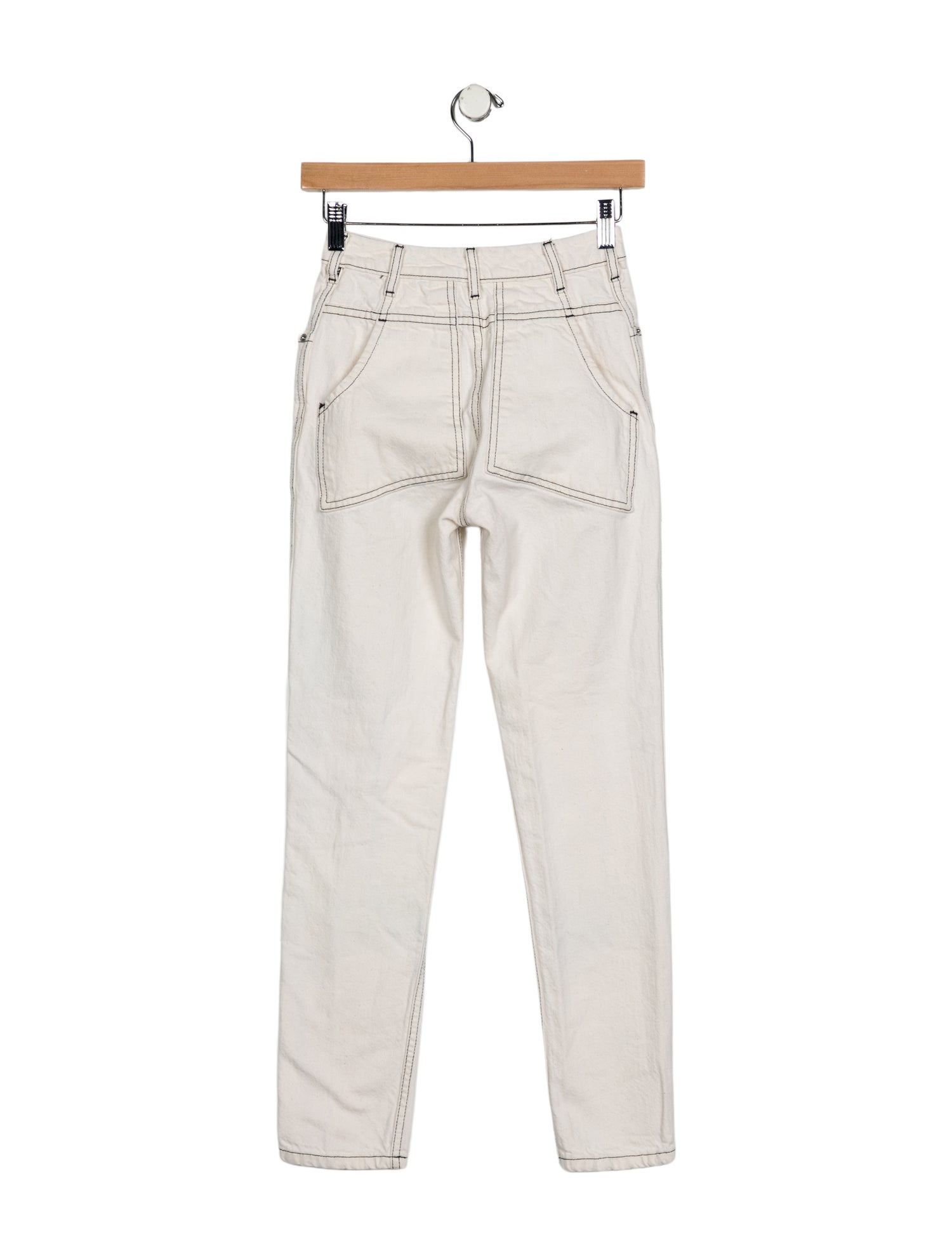 Eckhaus Latta High-Rise Straight Leg Jeans
