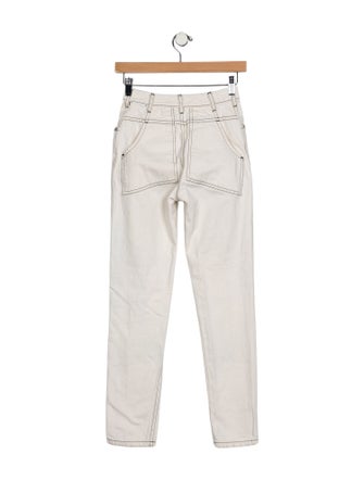 Eckhaus Latta High-Rise Straight Leg Jeans
