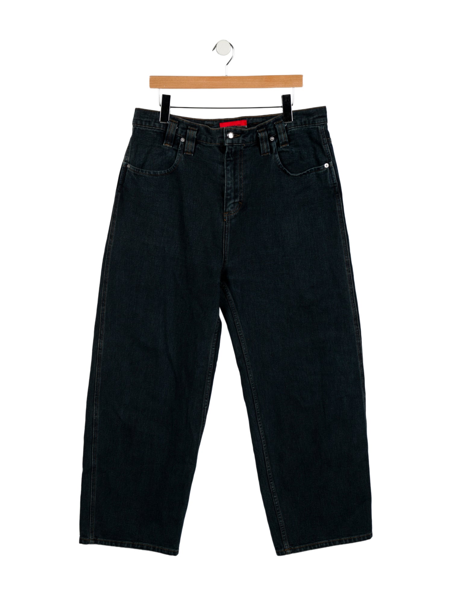Eckhaus Latta High-Rise Wide Leg Jeans