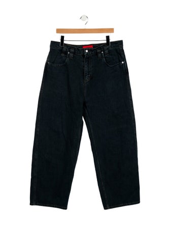 Eckhaus Latta High-Rise Wide Leg Jeans
