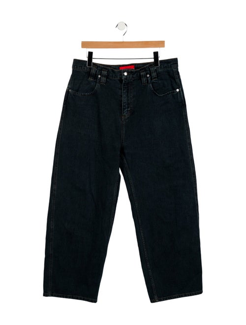 Eckhaus Latta High-Rise Wide Leg Jeans