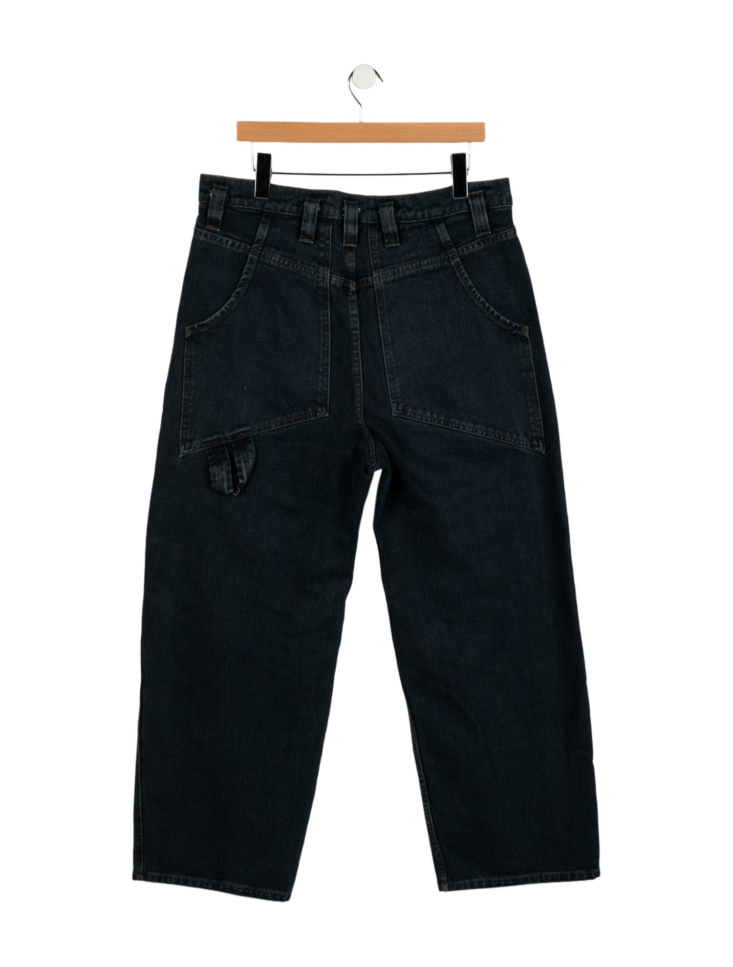 Eckhaus Latta High-Rise Wide Leg Jeans