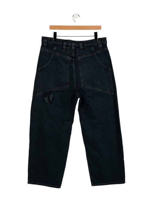 Eckhaus Latta High-Rise Wide Leg Jeans