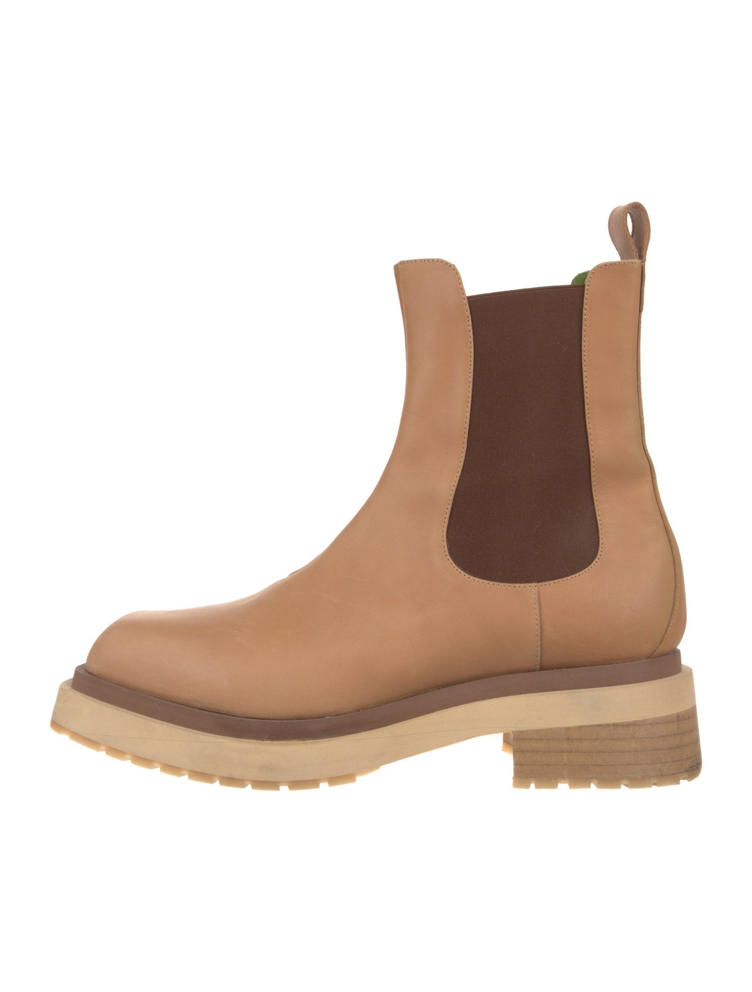 Eckhaus Latta Leather Chelsea Boots