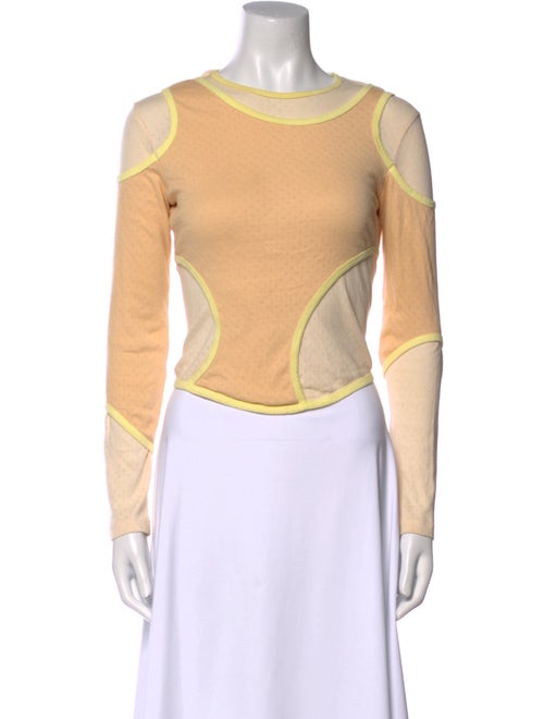 Eckhaus Latta Scoop Neck Long Sleeve Bodysuit