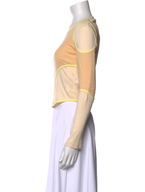 Eckhaus Latta Scoop Neck Long Sleeve Bodysuit