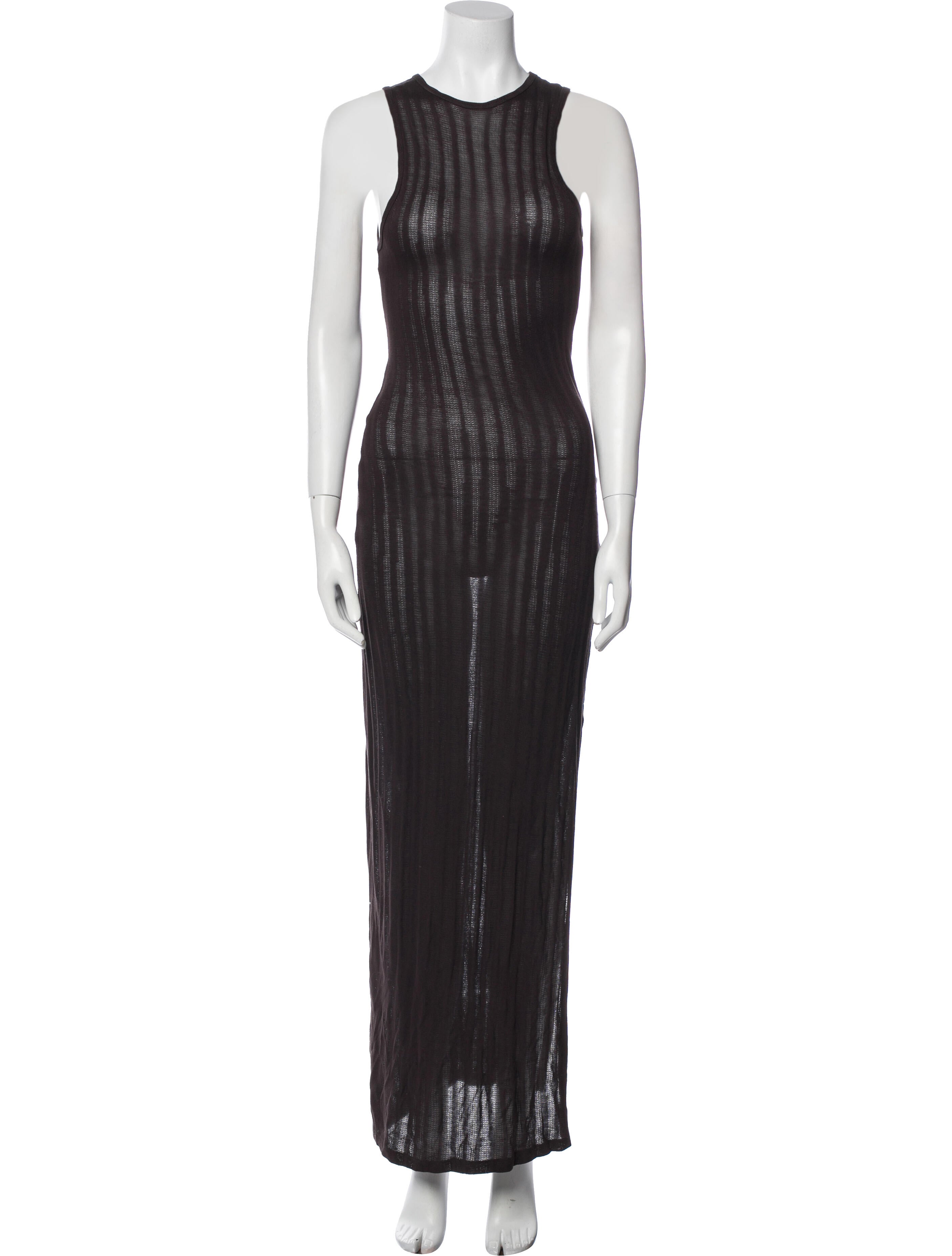 Eckhaus Latta Striped Long Dress