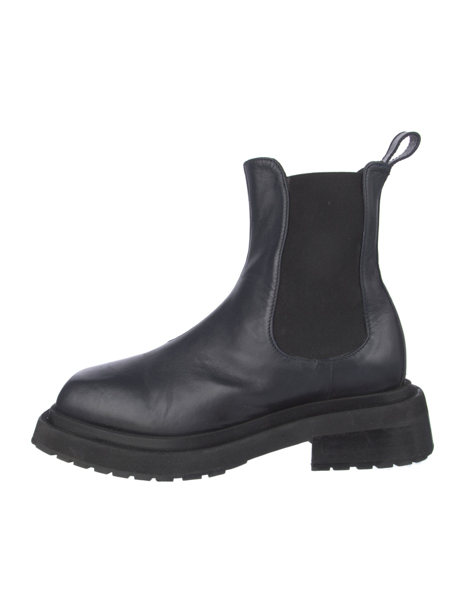 Eckhaus Latta Leather Chelsea Boots