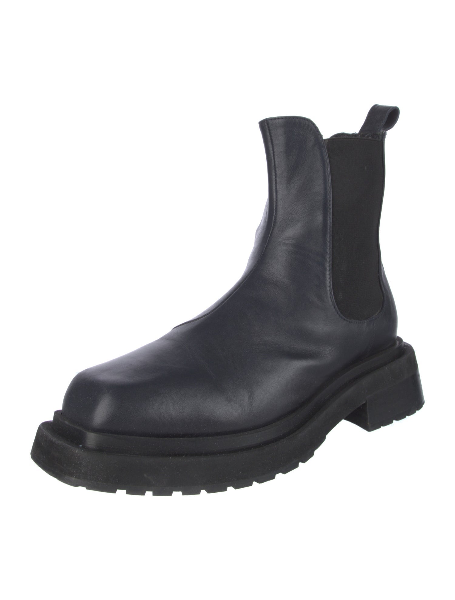 Eckhaus Latta Leather Chelsea Boots
