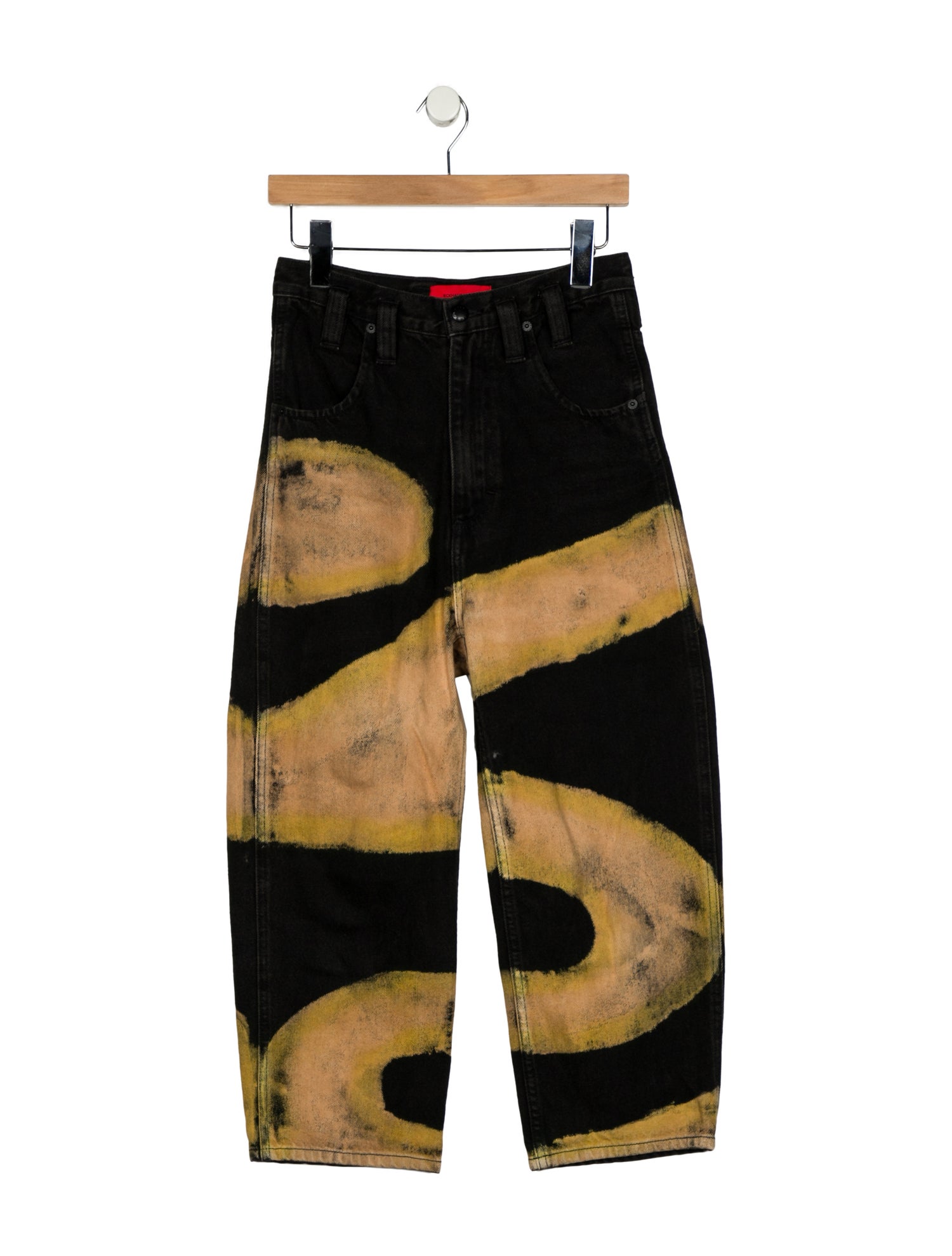 Eckhaus Latta High-Rise Straight Leg Jeans