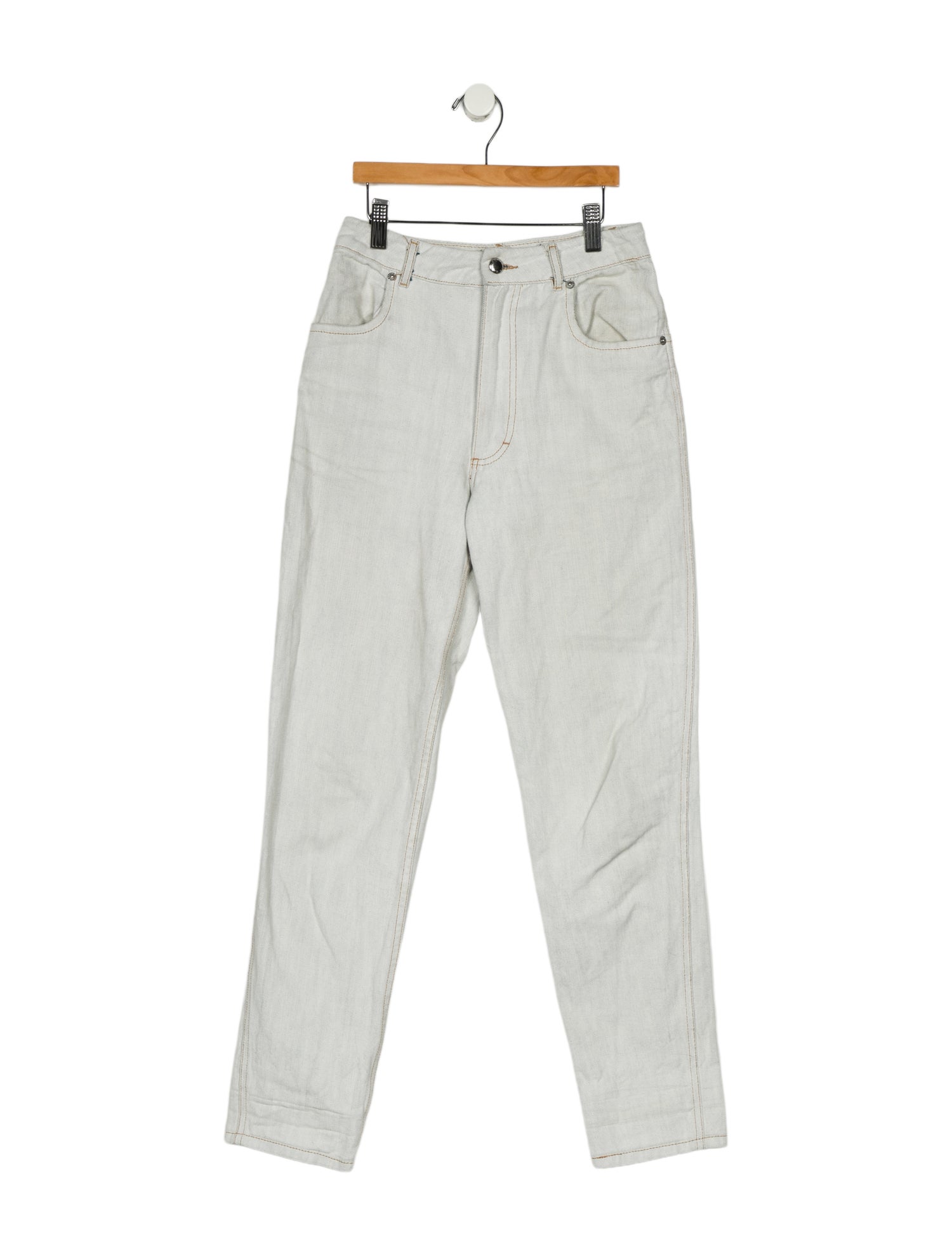 Eckhaus Latta High-Rise Straight Leg Jeans