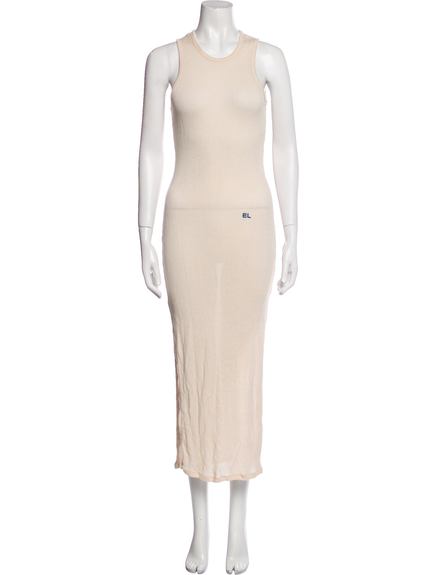 Eckhaus Latta Scoop Neck Long Dress