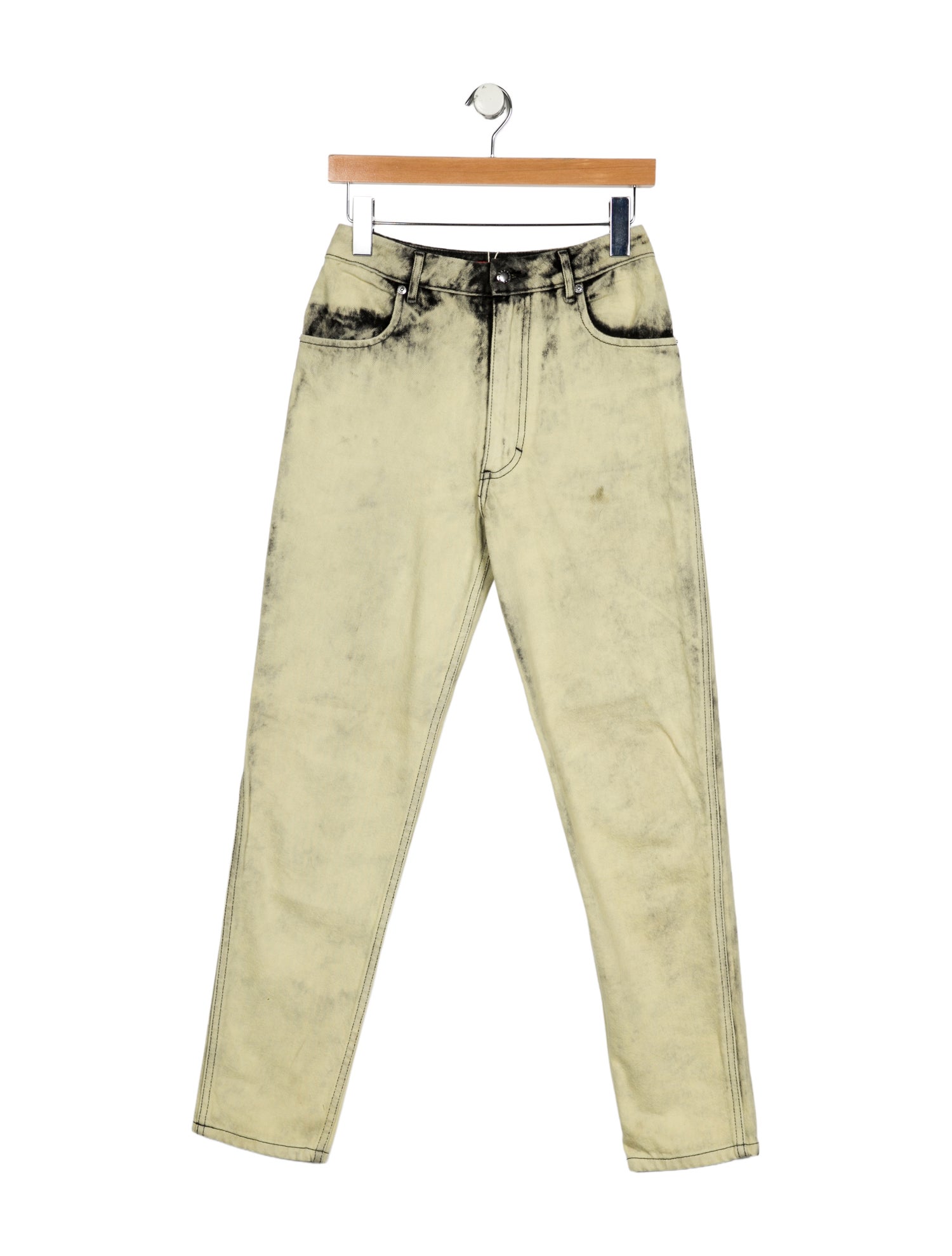 Eckhaus Latta Mid-Rise Straight Leg Jeans
