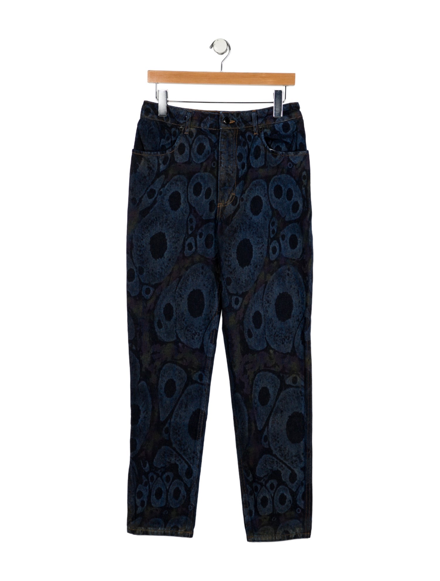 Eckhaus Latta Mid-Rise Straight Leg Jeans