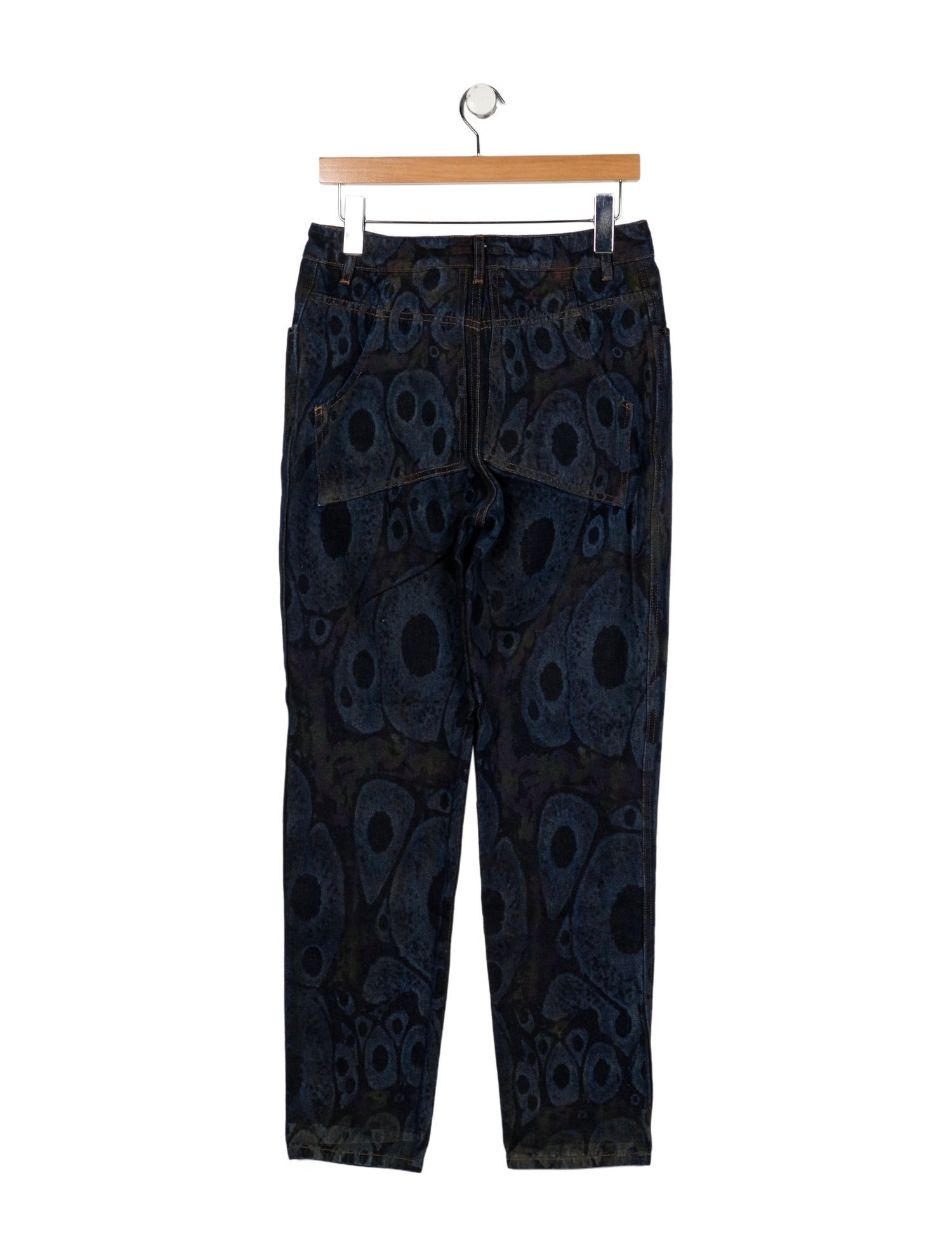 Eckhaus Latta Mid-Rise Straight Leg Jeans