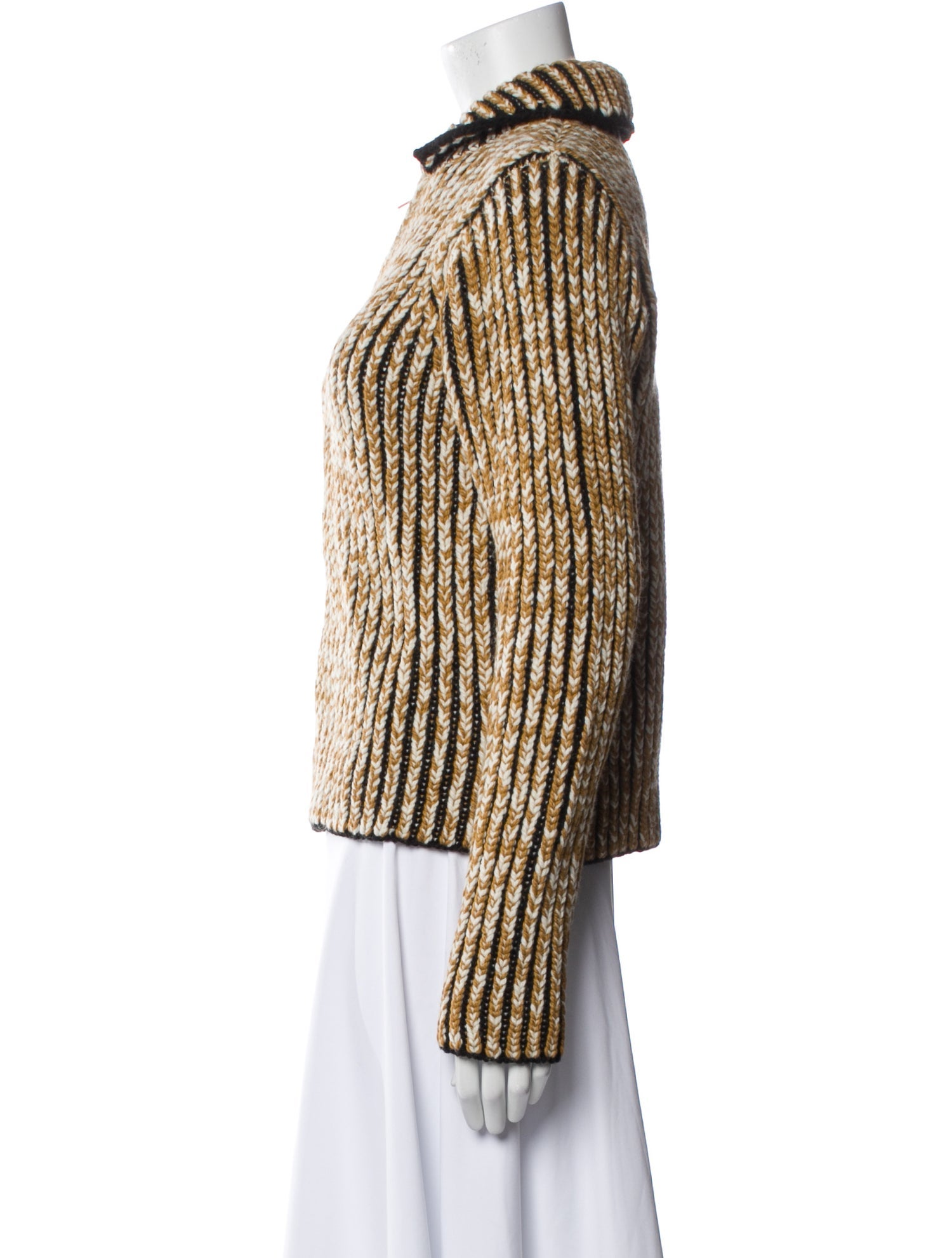 Eckhaus Latta Wool Striped Sweater