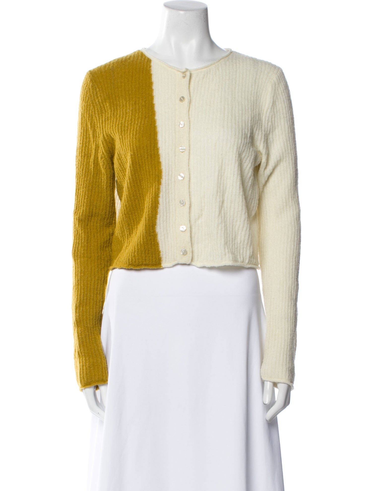 Eckhaus Latta Wool Crew Neck Sweater
