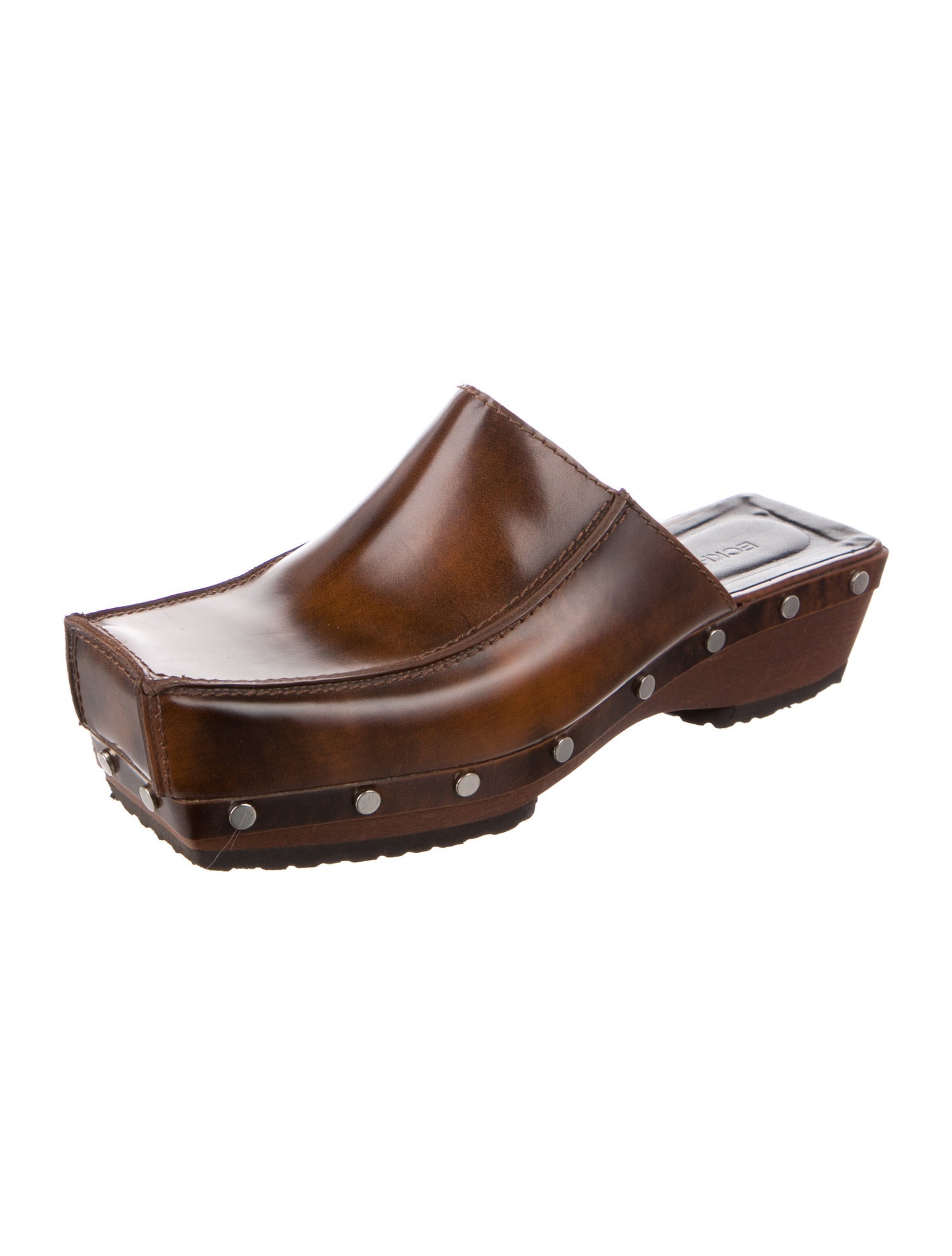 Eckhaus Latta Leather Mules