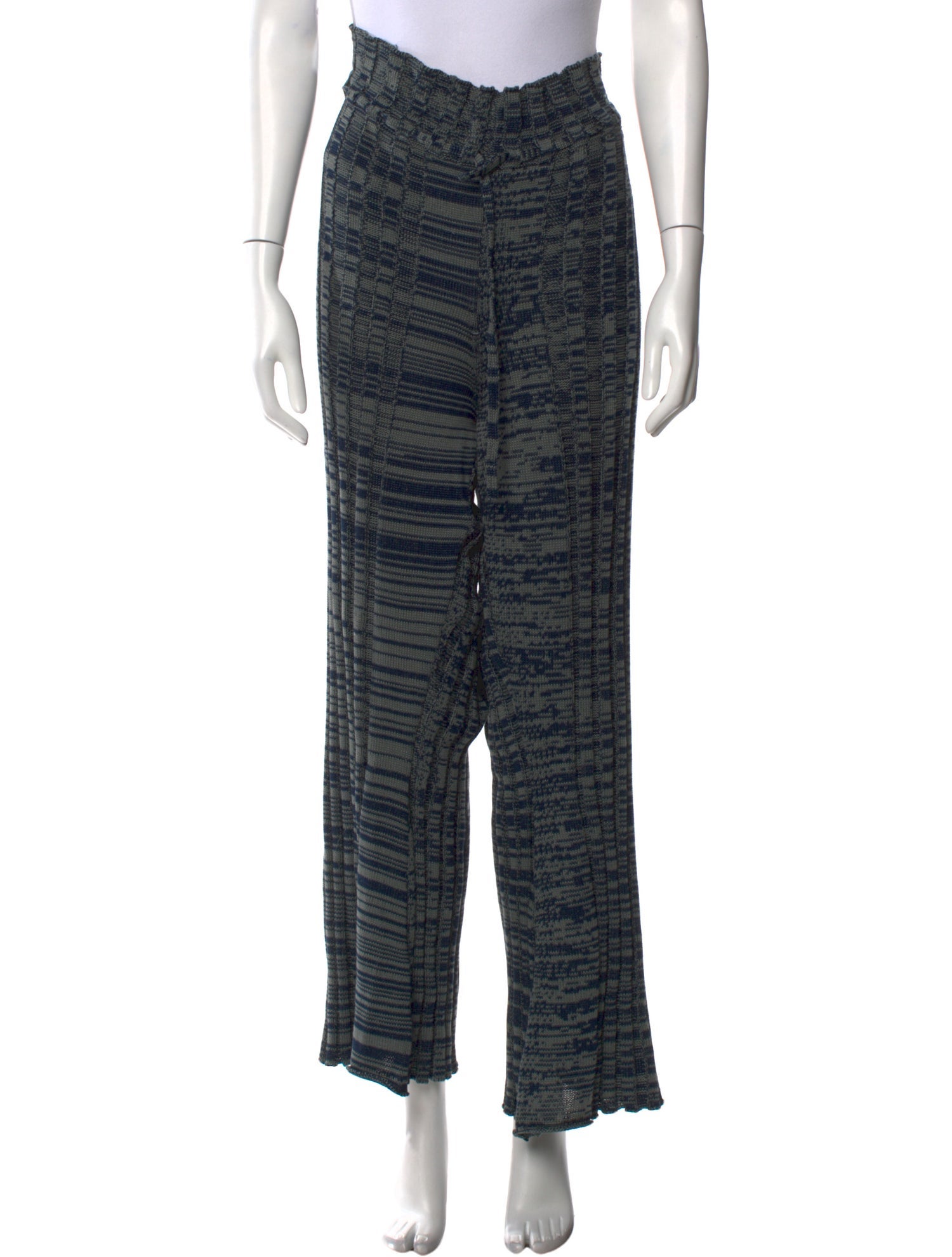 Eckhaus Latta Striped Wide Leg Pants w/ Tags