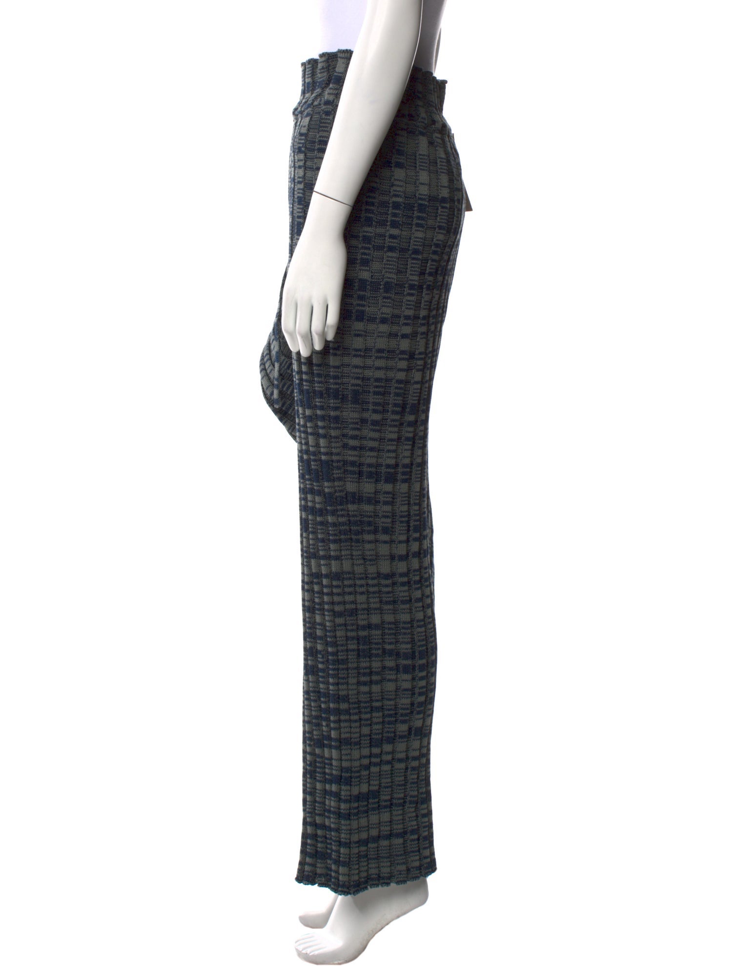 Eckhaus Latta Striped Wide Leg Pants w/ Tags