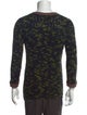 Eckhaus Latta Tweed Pattern V-Neck Pullover