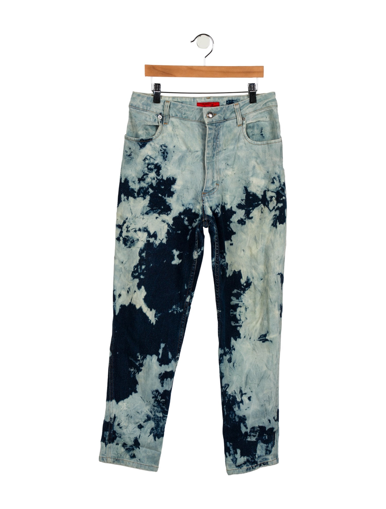 Eckhaus Latta Mid-Rise Straight Leg Jeans