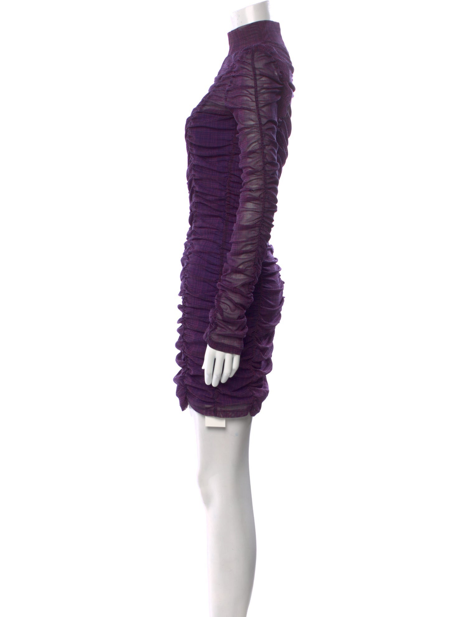 Eckhaus Latta Mock Neck Mini Dress