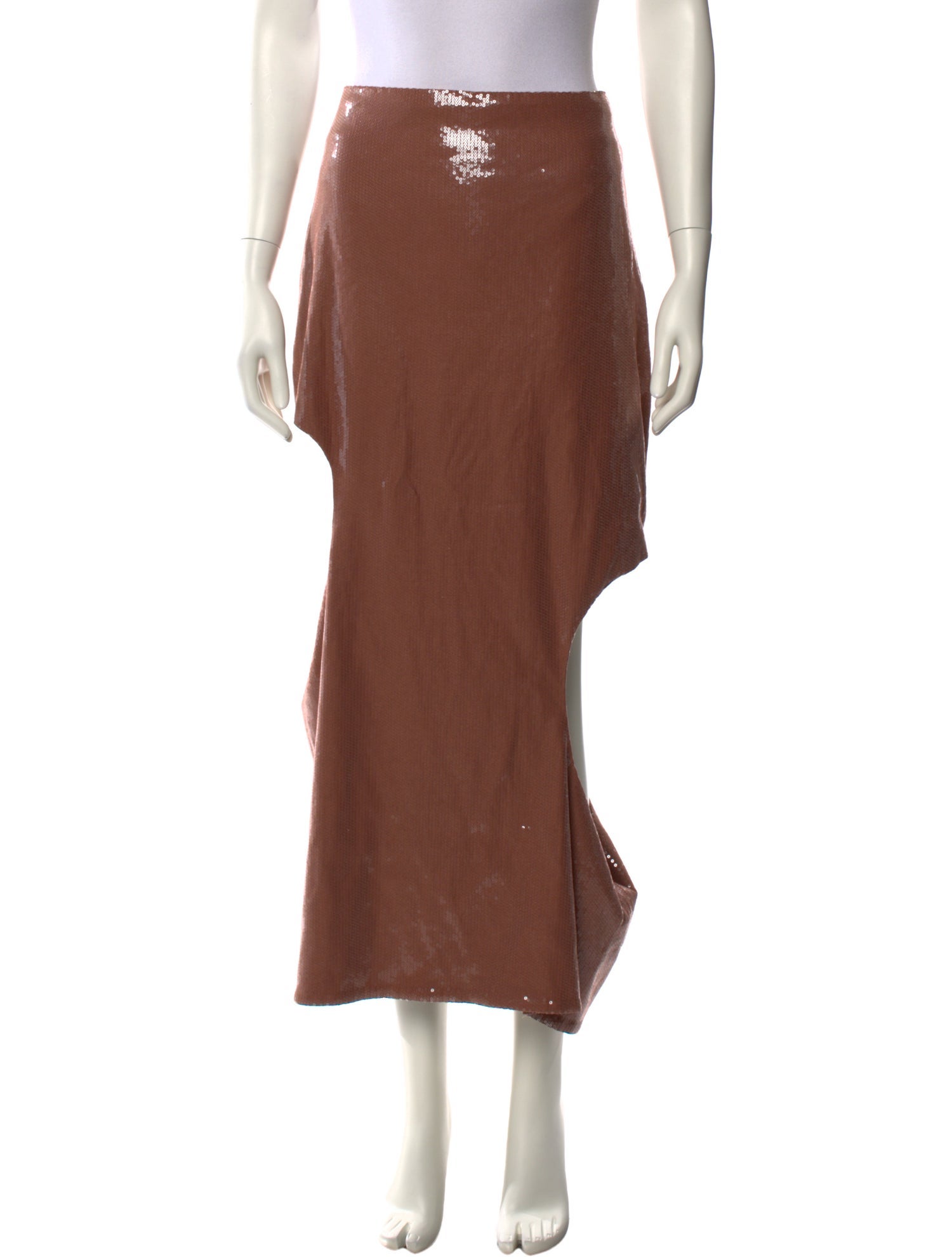 Eckhaus Latta Cutout Accent Midi Length Skirt