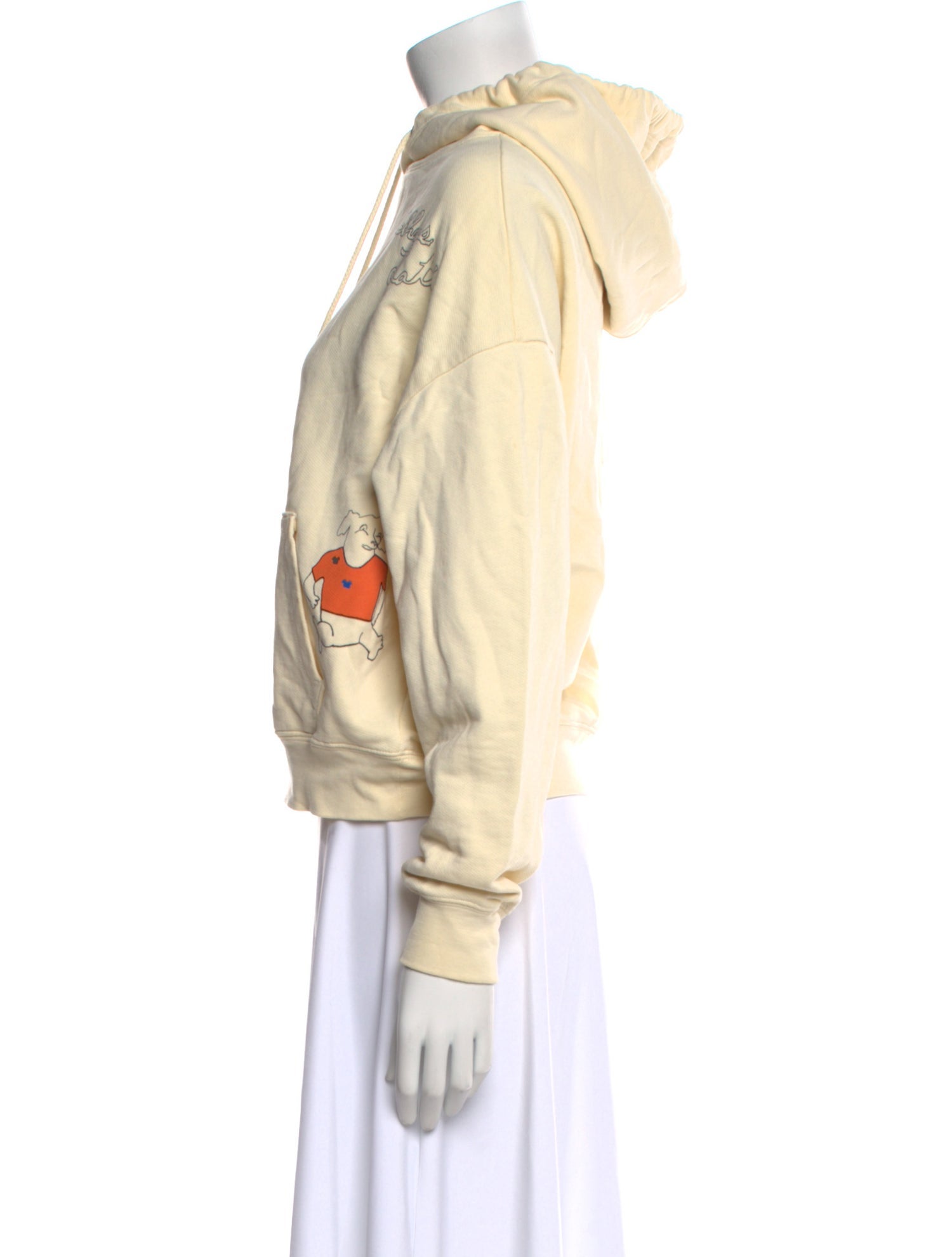 Eckhaus Latta Graphic Print Mock Neck Sweatshirt