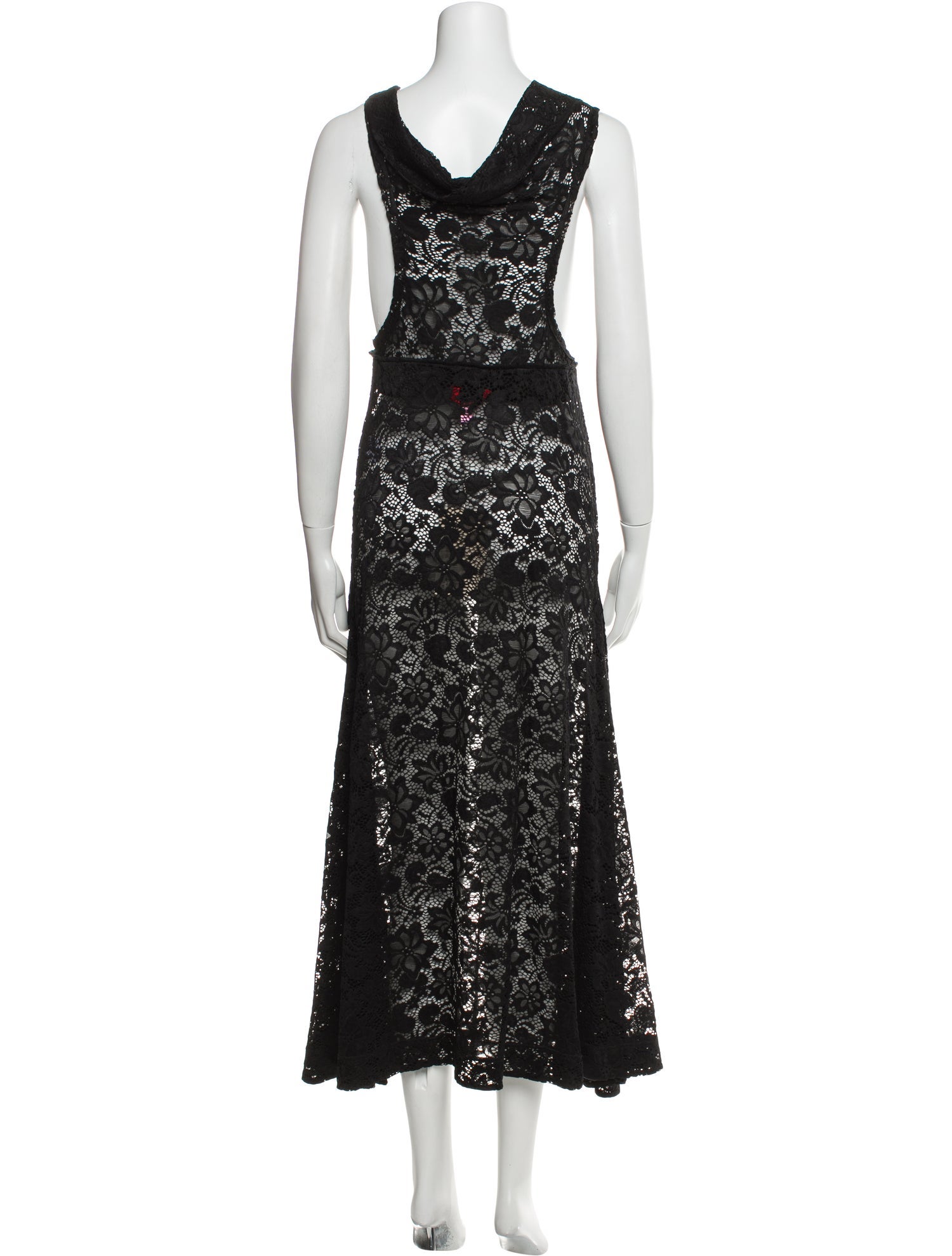 Eckhaus Latta Lace Pattern Long Dress w/ Tags