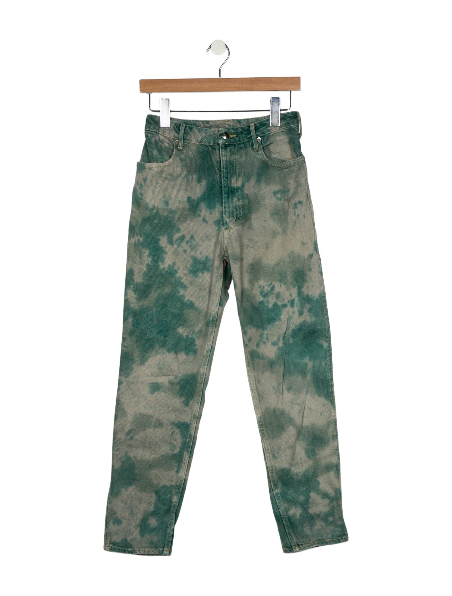 Eckhaus Latta Mid-Rise Straight Leg Jeans