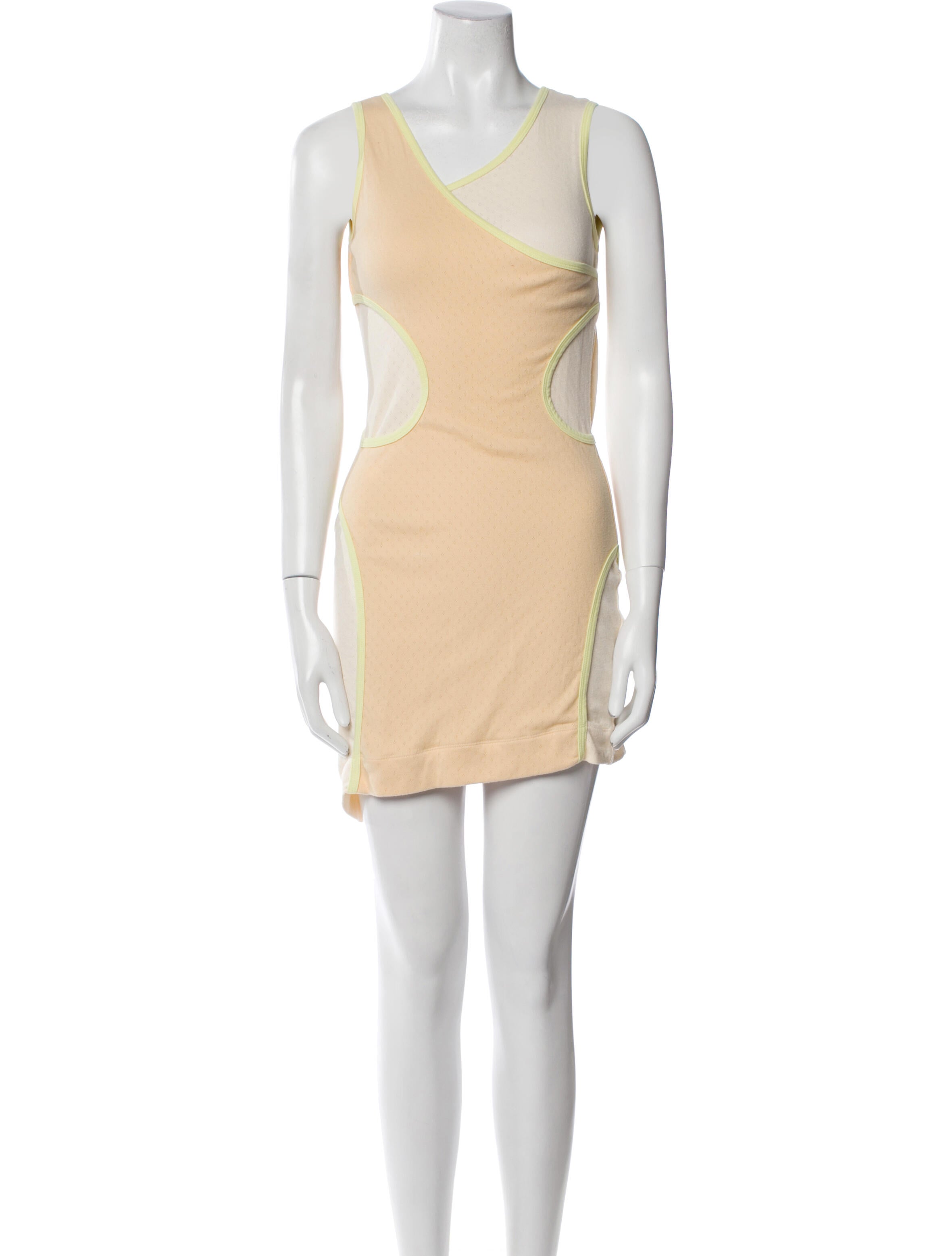 Eckhaus Latta V-Neck Mini Dress