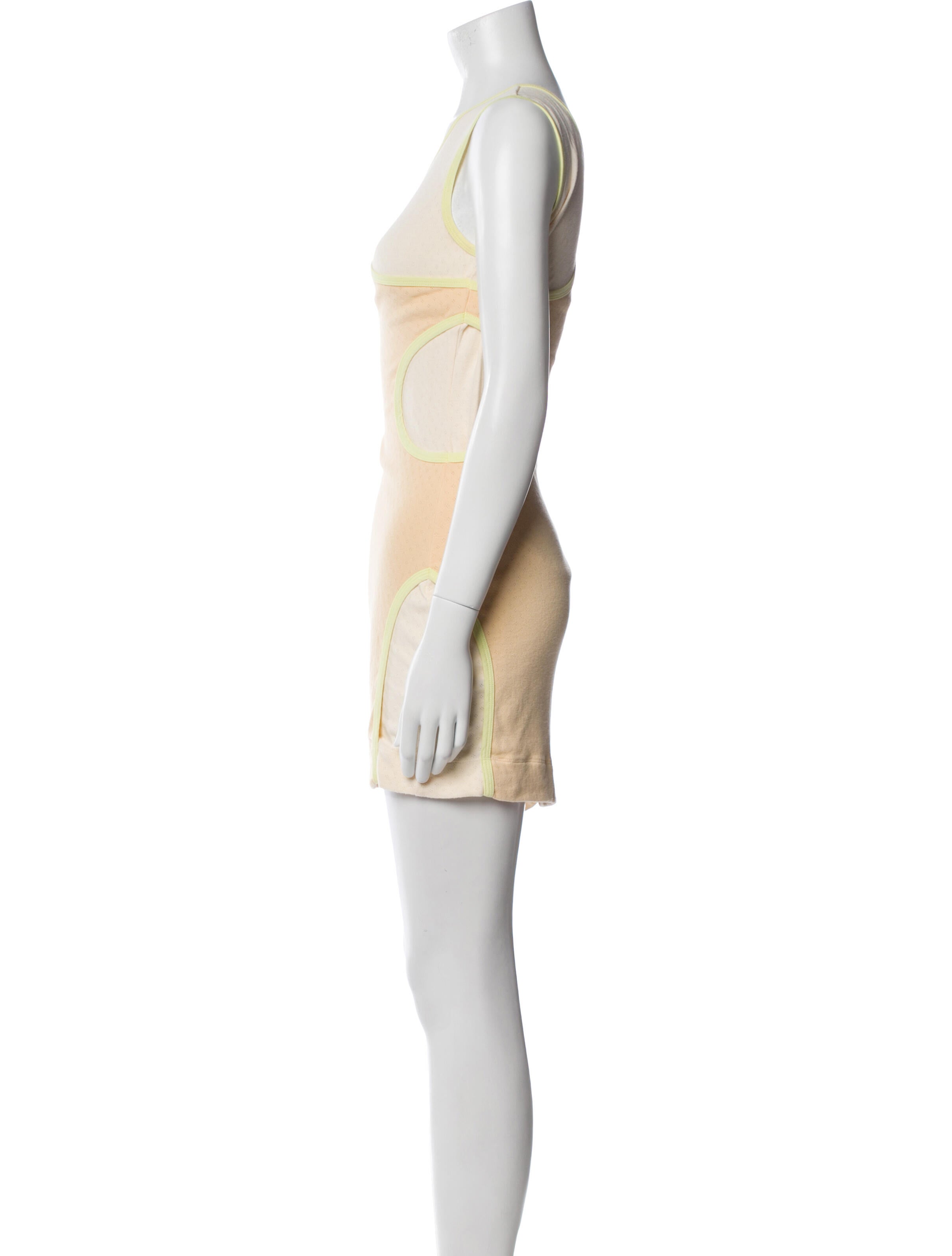 Eckhaus Latta V-Neck Mini Dress