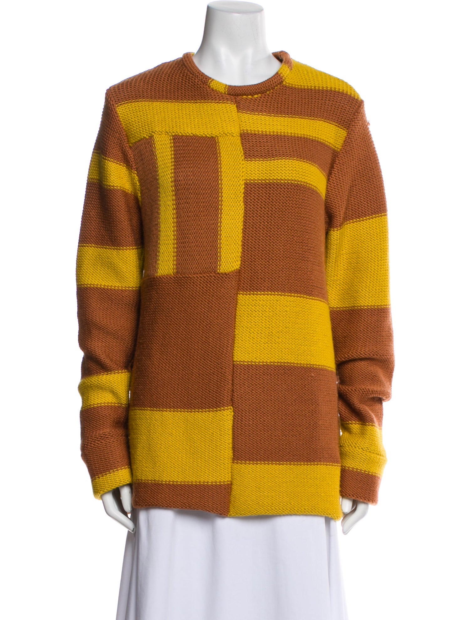 Eckhaus Latta Merino Wool Striped Sweater