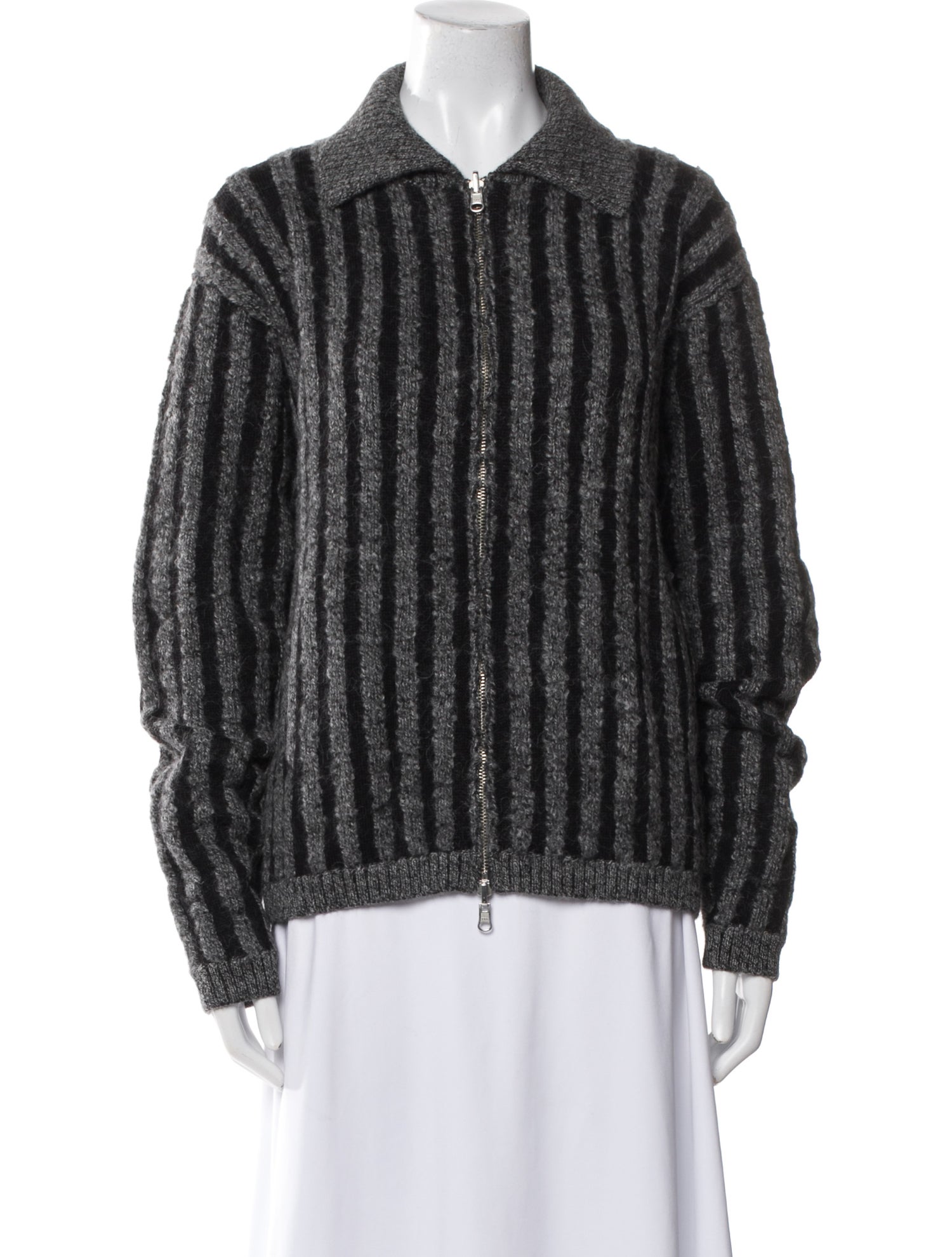 Eckhaus Latta Alpaca Striped Sweater