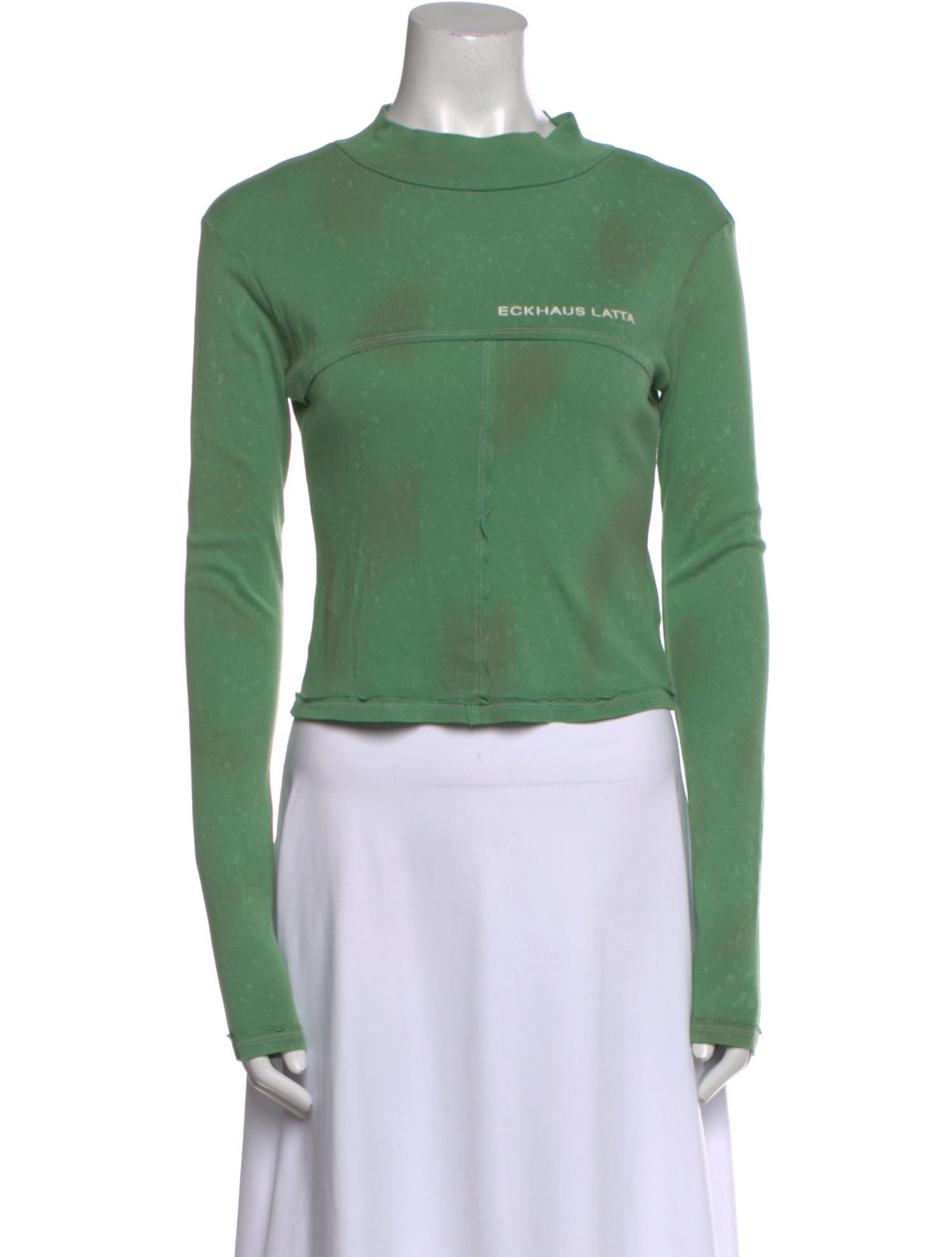 Eckhaus Latta Graphic Print Crew Neck Sweatshirt