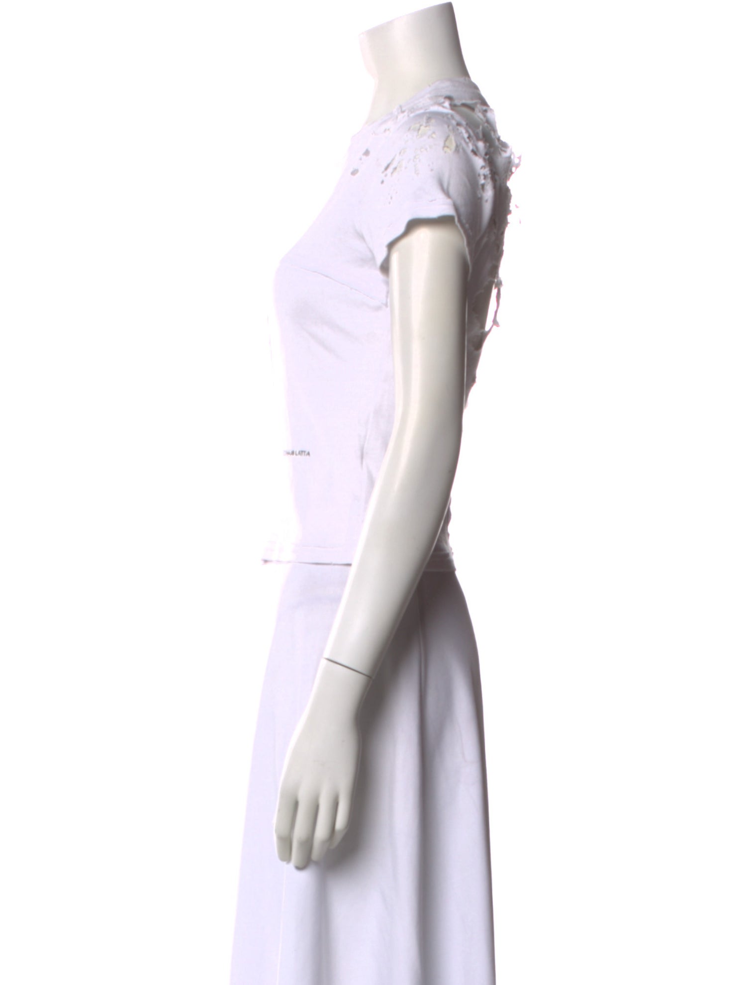 Eckhaus Latta Crew Neck Short Sleeve T-Shirt