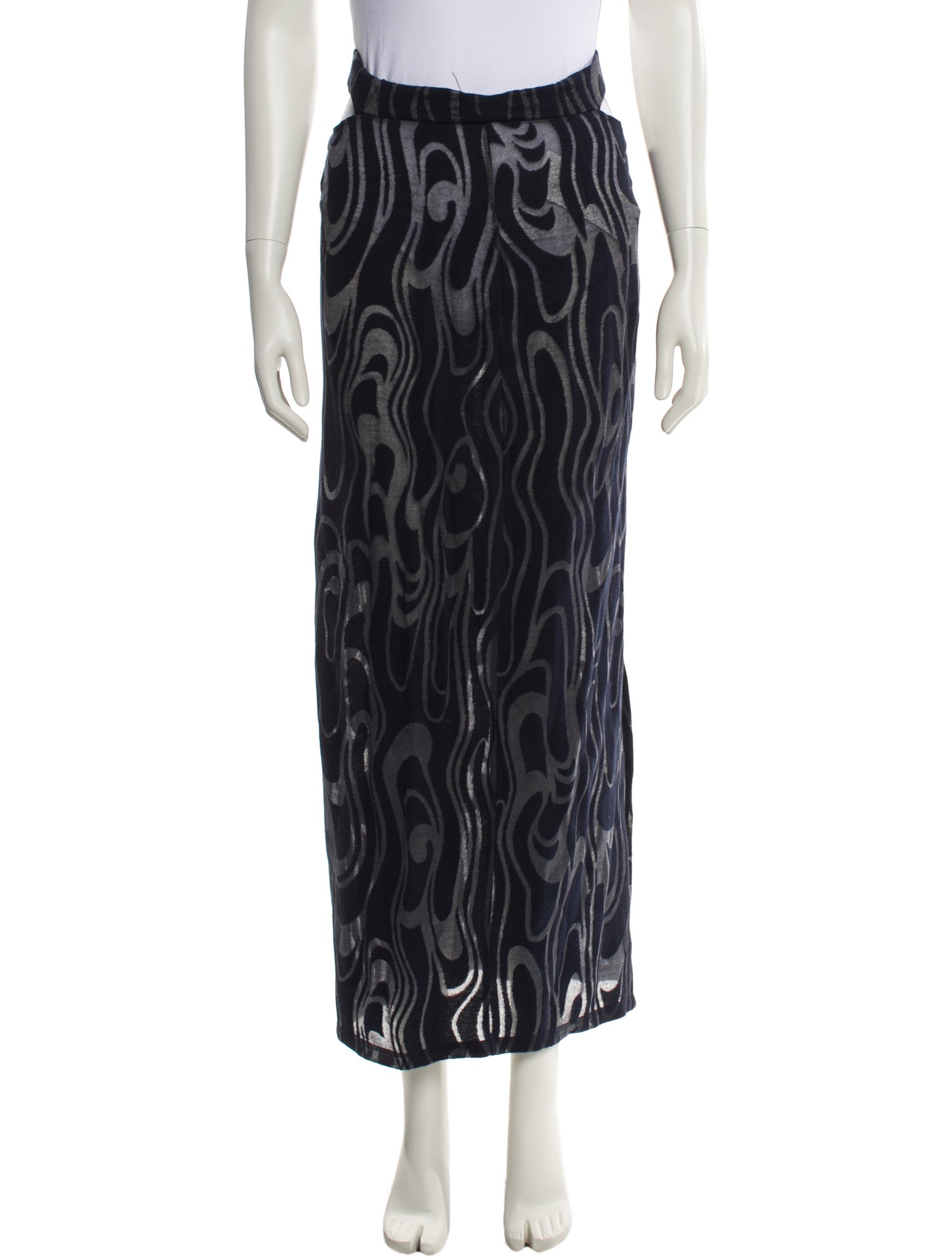 Eckhaus Latta Printed Long Skirt