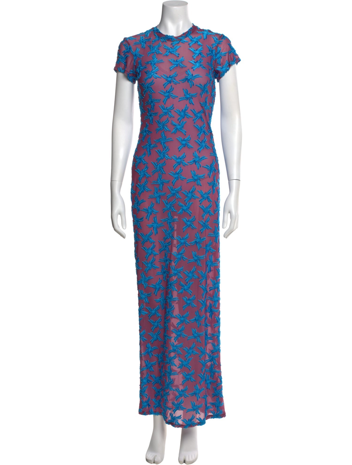 Eckhaus Latta Printed Long Dress