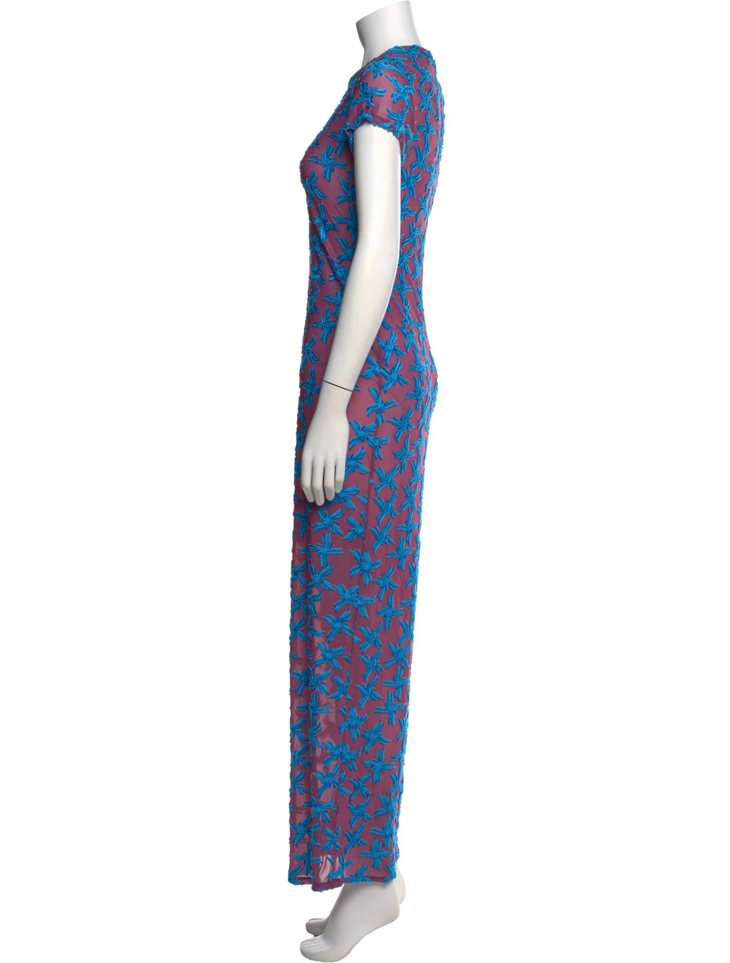 Eckhaus Latta Printed Long Dress