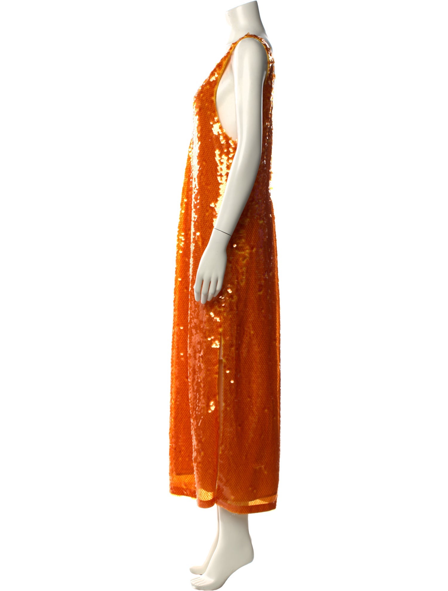 Eckhaus Latta V-Neck Long Dress