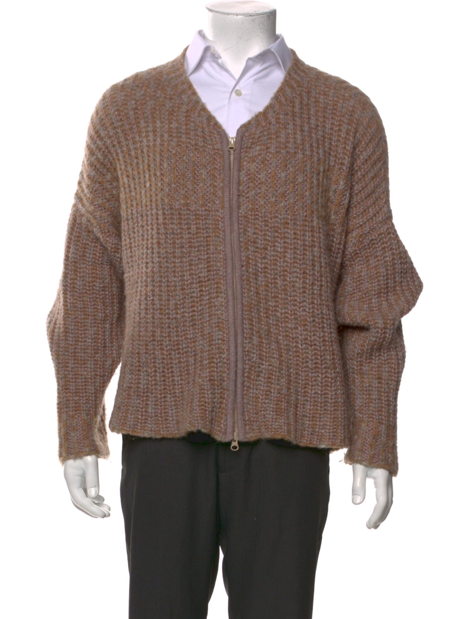 Eckhaus Latta Alpaca V-Neck Cardigan