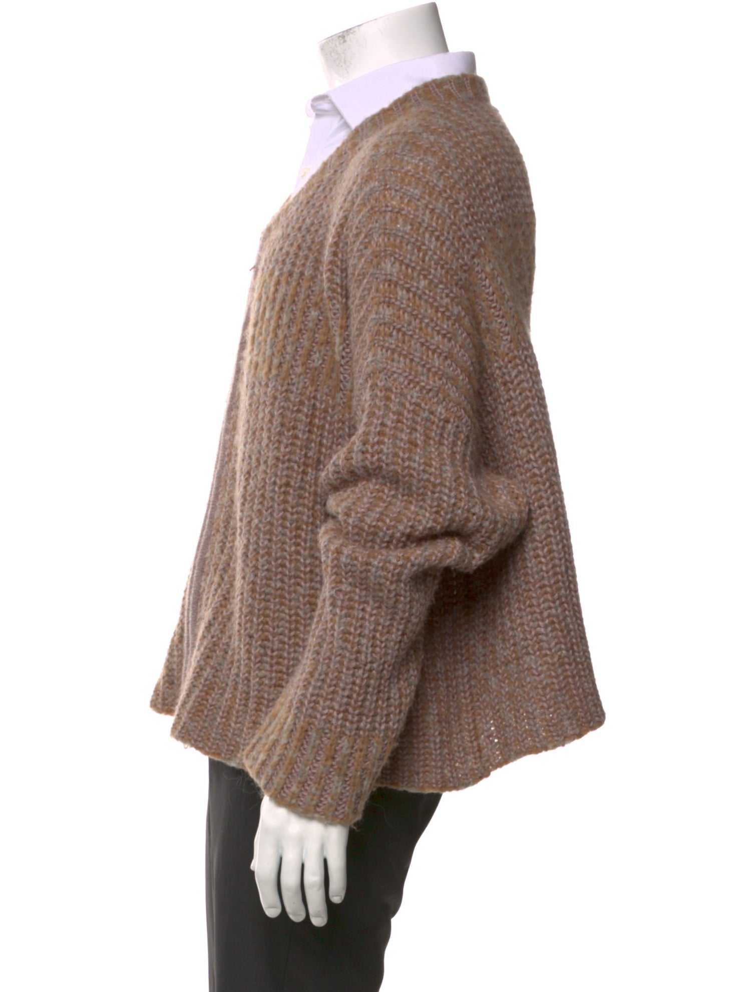 Eckhaus Latta Alpaca V-Neck Cardigan