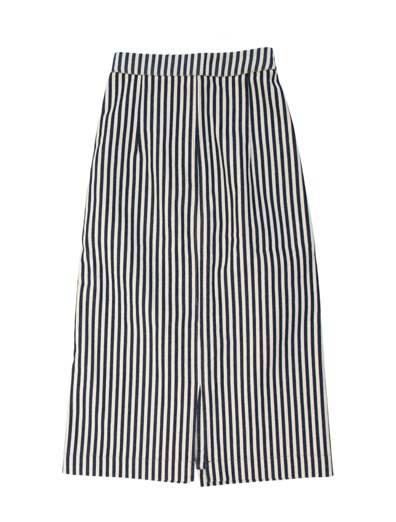 Eckhaus Latta Striped Midi Length Skirt
