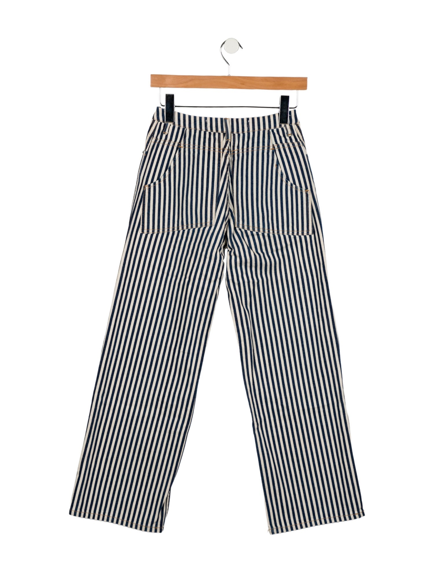 Eckhaus Latta Mid-Rise Wide Leg Jeans