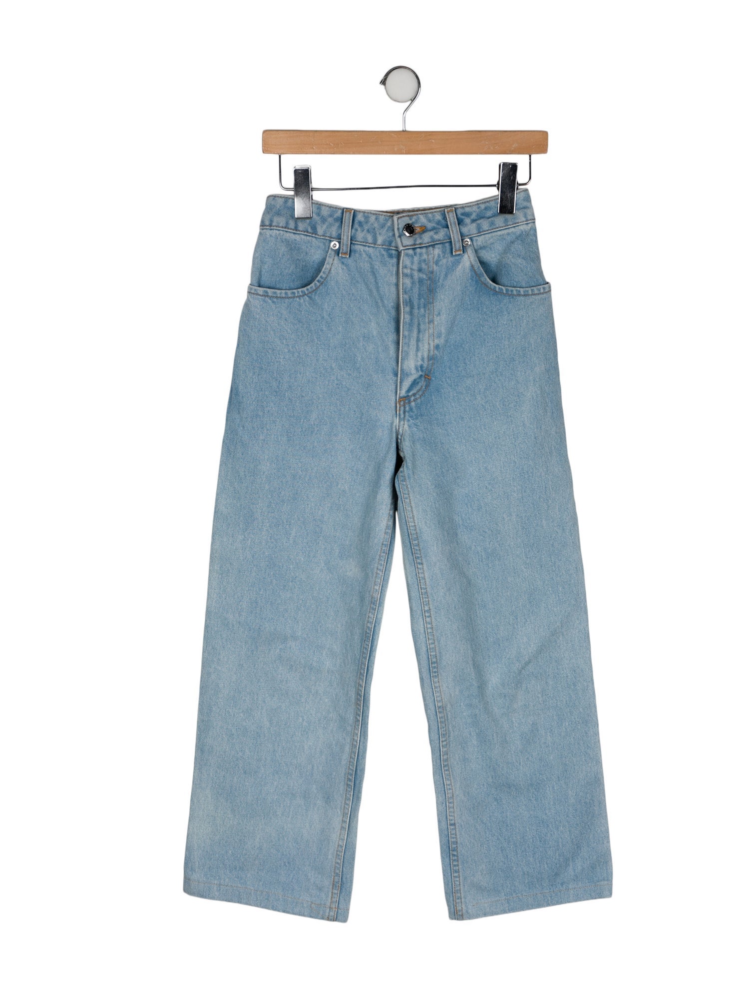 Eckhaus Latta High-Rise Wide Leg Jeans