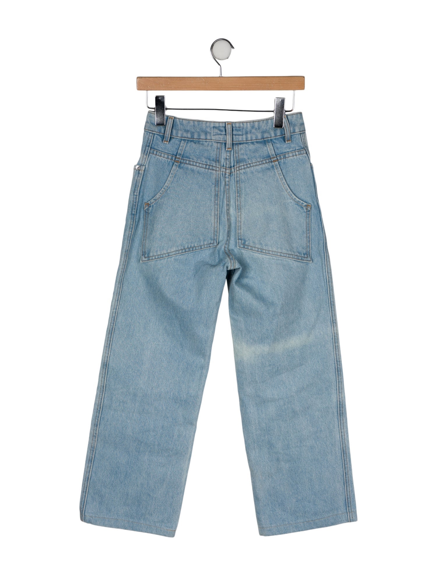 Eckhaus Latta High-Rise Wide Leg Jeans