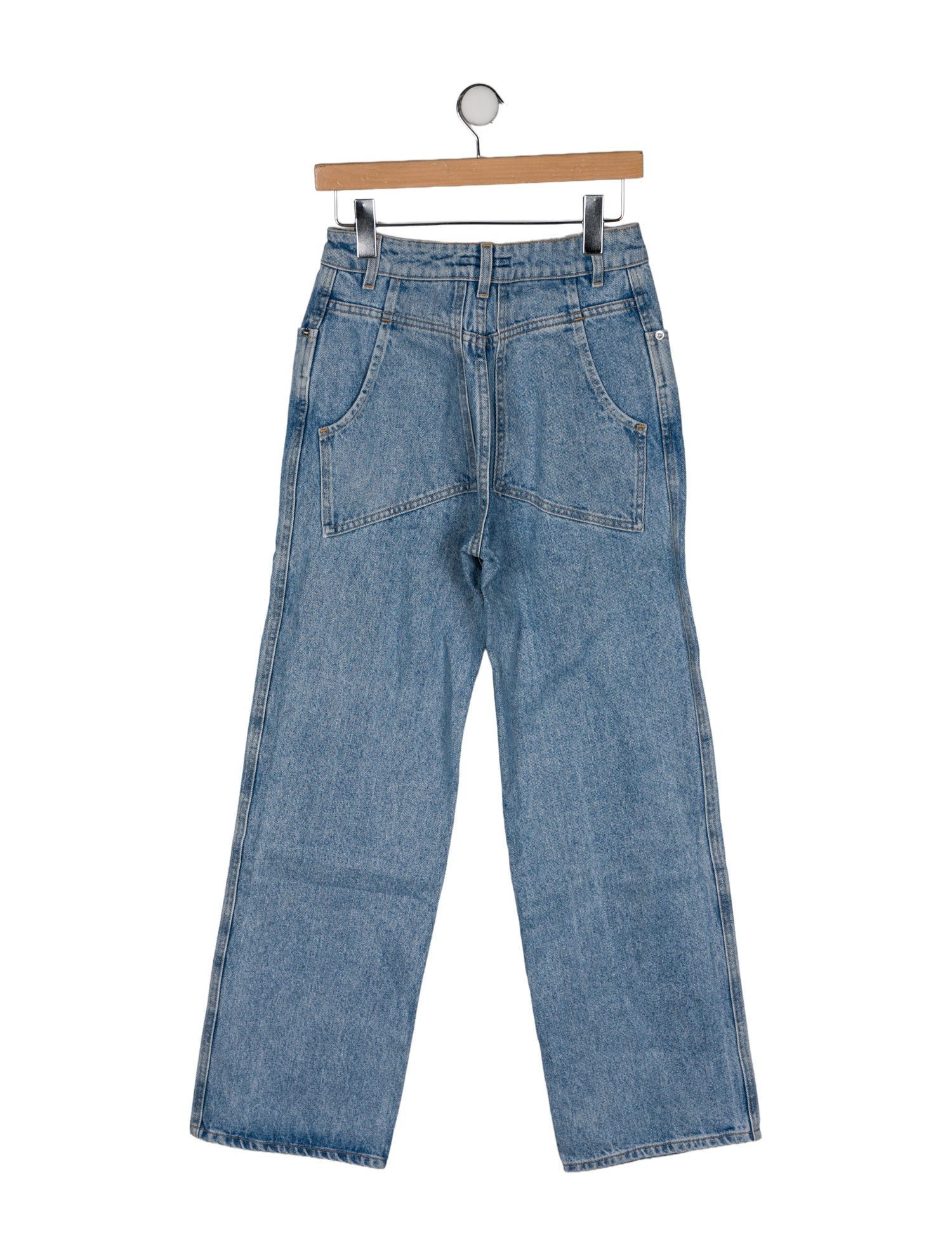 Eckhaus Latta High-Rise Wide Leg Jeans