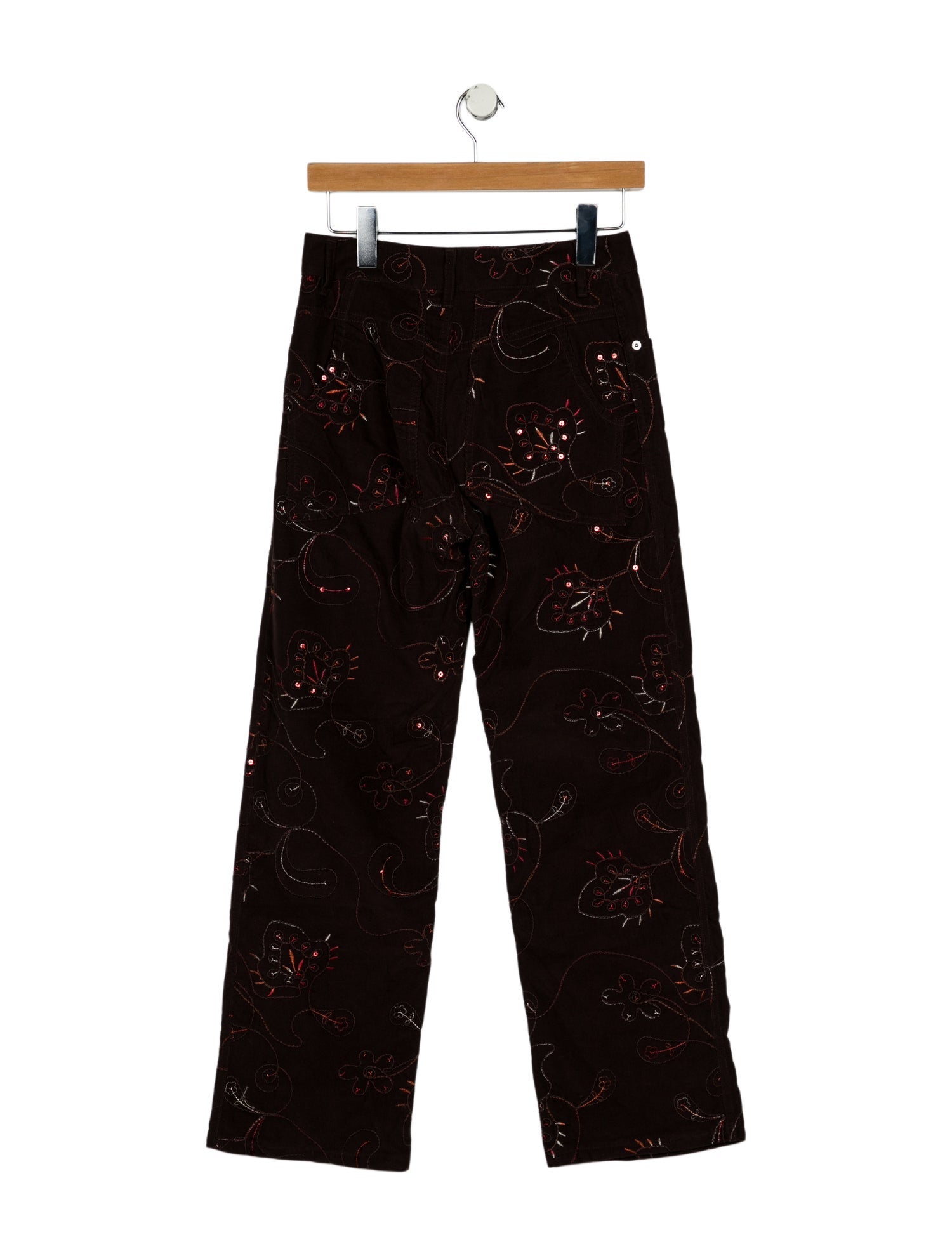 Eckhaus Latta High-Rise Wide Leg Jeans